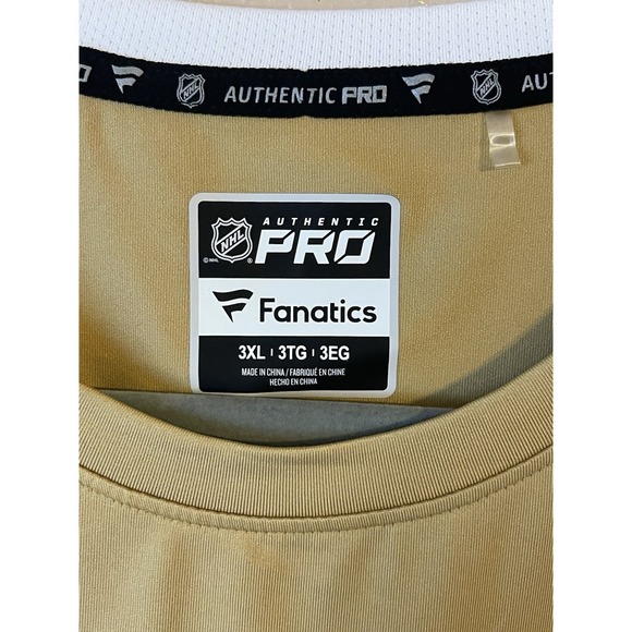 Men's 3XL NWOT Vegas Golden Knights Fanatics Authentic Pro Short Sleeve Shirt - Picture 5 of 9